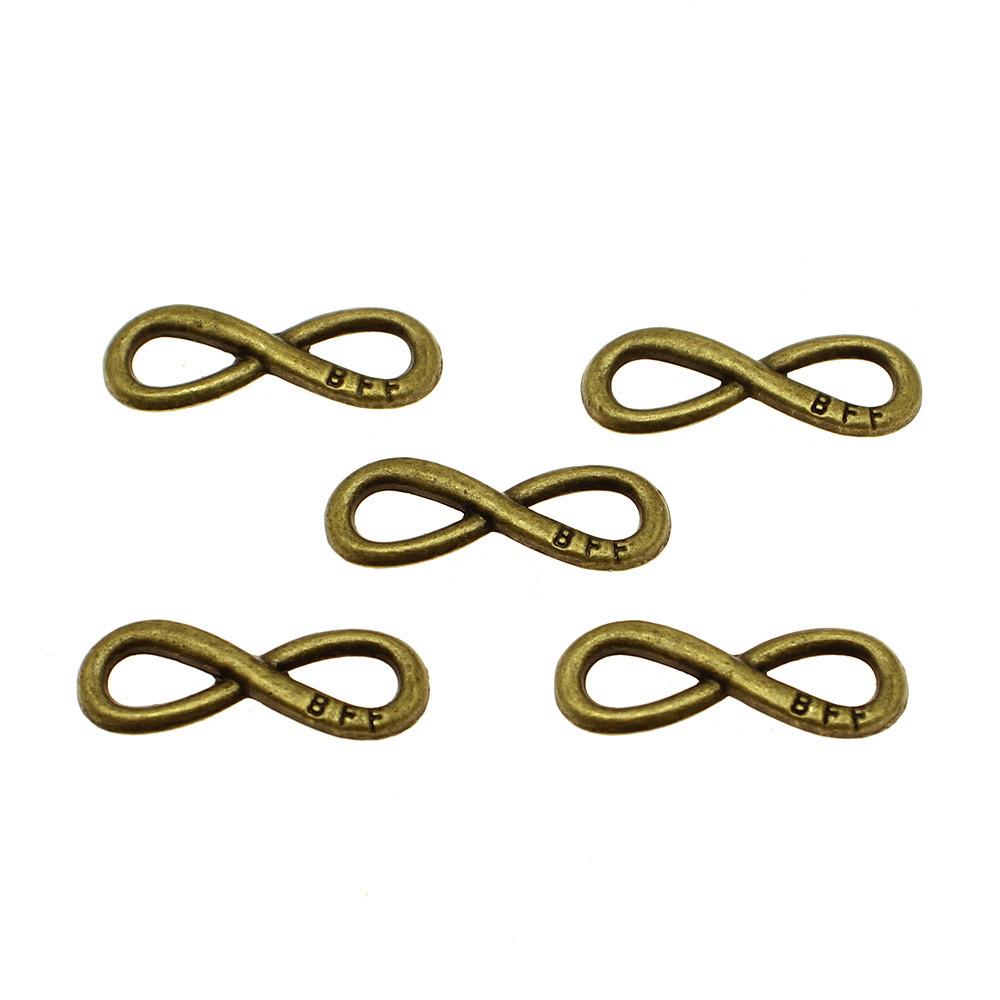 Infinity Connectors Heart Bracelets Charms Lightning Romantic Jewelry Findings