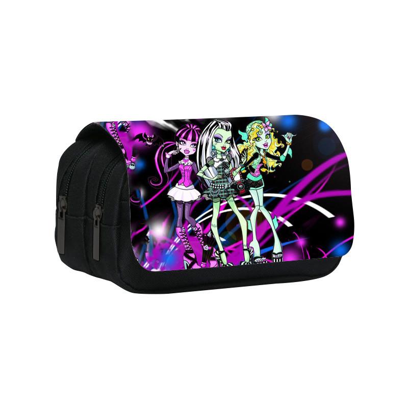 Monster High Elf High School Pencil Case With Detachable Cover For Students