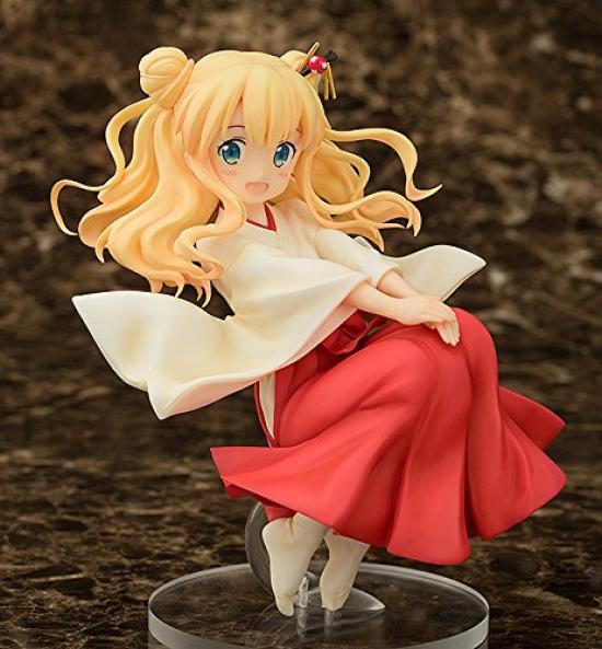 Kin-iro Mosaic Pretty Days Alice Cartalet Shrine Maiden Style 18 Scale ABS & PVC Painted Complete Figure
