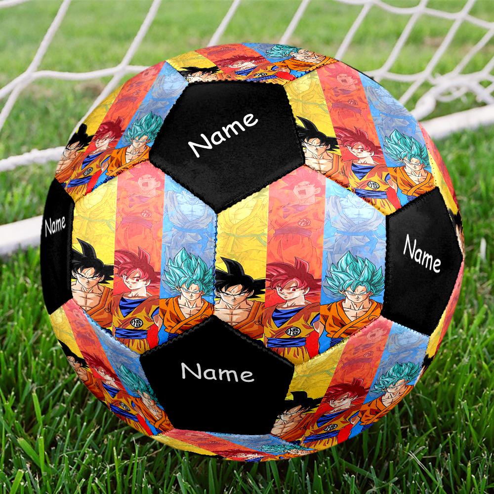 Custom Name Dragon Ball Theme Size 5 Soccer Ball, Suitable for Both Indoor and Outdoor Matches, a Gift Suitable for Everyone.