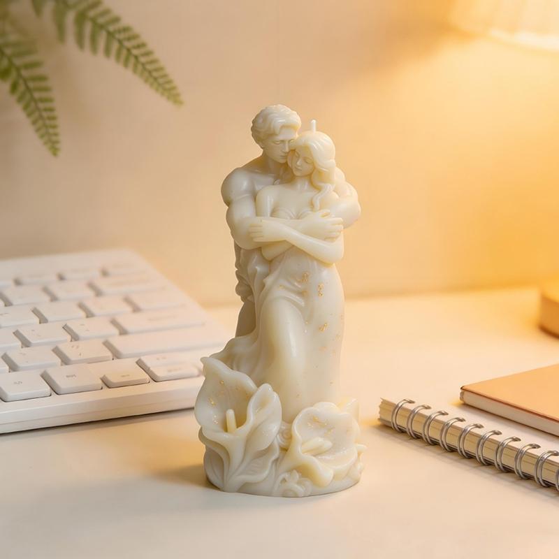 Hugging Couple Silicone Candle Molds Heat Resistant for Resin Casting Making Candle Soap Valentine's Day Holiday Gift