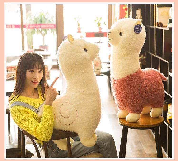 Creative Alpaca Llama Plush Pillow Doll - Cute & Funny Birthday Gift for Girls