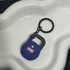 Miu Series Dumbbell Plate Keychain: Trendy Fitness Accessory & Sports Jewelry Gift