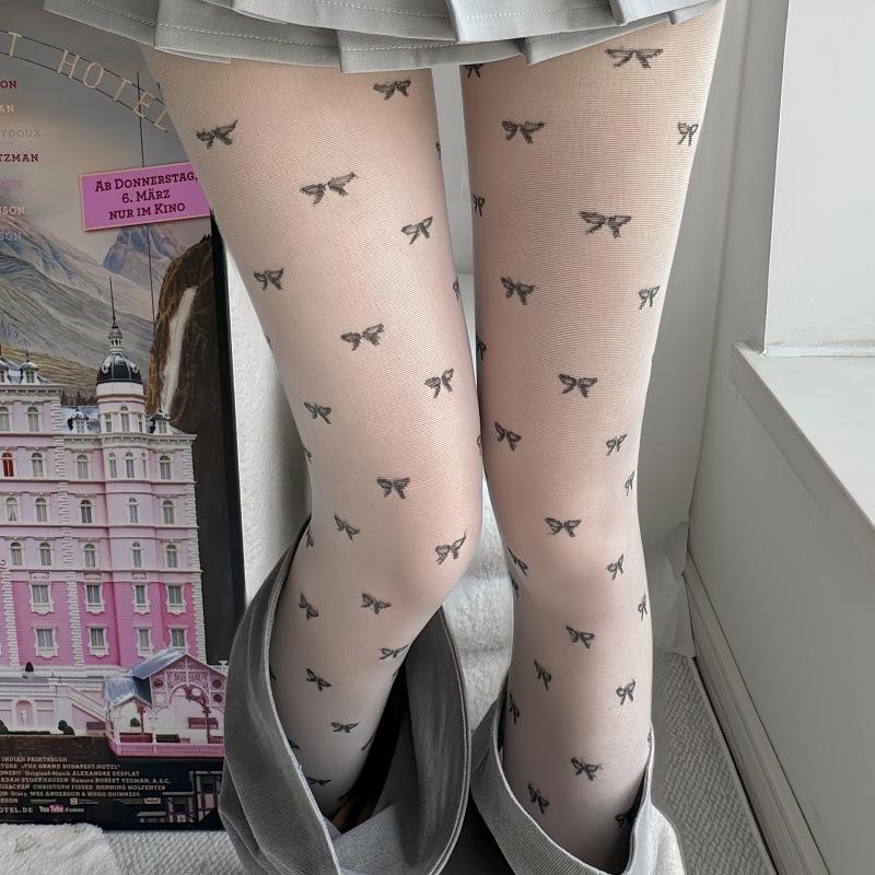 Socks for women, houndstooth stockings, rhombus pantyhose, rhombus grid, black silk, thin, anti-snatch, sexy