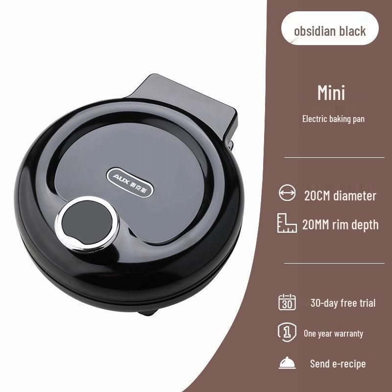 Aux Electric Griddle: Compact Double-Sided Sandwich & Pancake Maker for Home Use