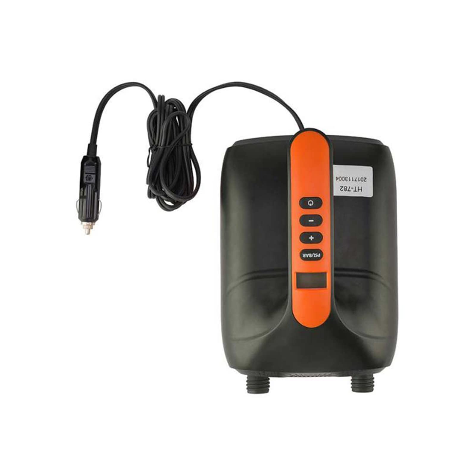 

Dearsee Electric Air Pump for SUP 12V 20PSI Air Pump Air Vent Automatic Stop Function Overheat Protection Can Be Operated While Driving Inflatable чорний