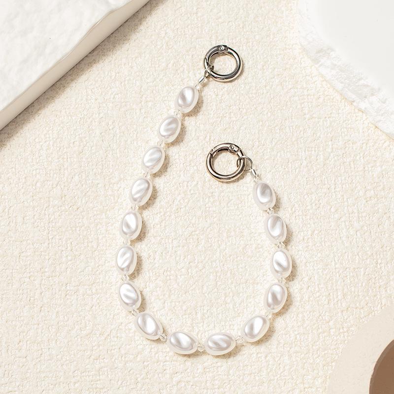 

Жемчужный шнурок для телефона: Трендовый универсальный ремешок на запястье в стиле TikTok Pearl Chain