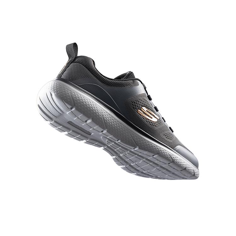 Skechers Running Shoes Men's Mid Top Charcoal/Black 8790306-CCBK