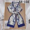 New Small Long Silk Scarf Women Tie Bag Headband Horse Printing Hairband Scarves Korean Style Neckerchief Ribbon Luxury Brand