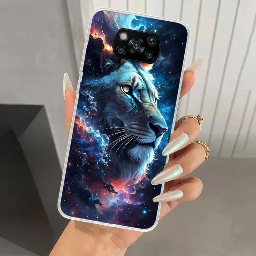 

Lion Alpha Male Cub King Phone Case for Xiaomi Poco X5 X6 X7 Pro F7 Ultra M7 Redmi 15 15C 13 13C 12 12C 10 10A 10C 9 9A 9C 9T Sh Xiaomi Poco X7 Pro