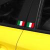 Car Stickers Italian Flag Creative Square Circular Flag Series Stickers Auto Body Windows Car Styling Car Decoration Accessories