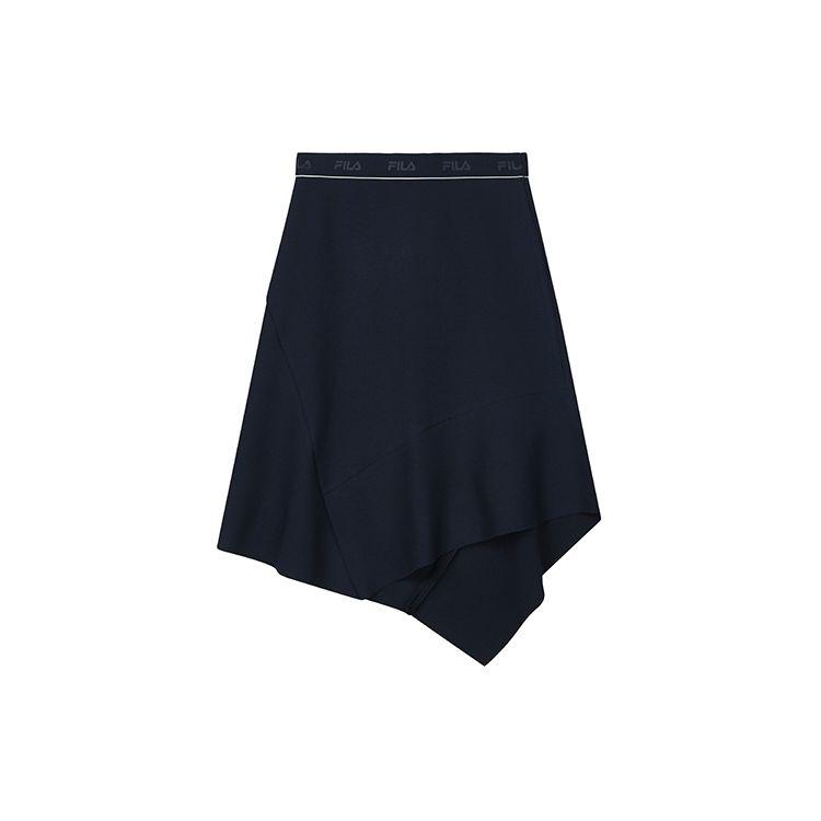 

FILA Irregular Hem Sports Midi Skirt Women skirts Sky-Blue F11W214303F-NV M