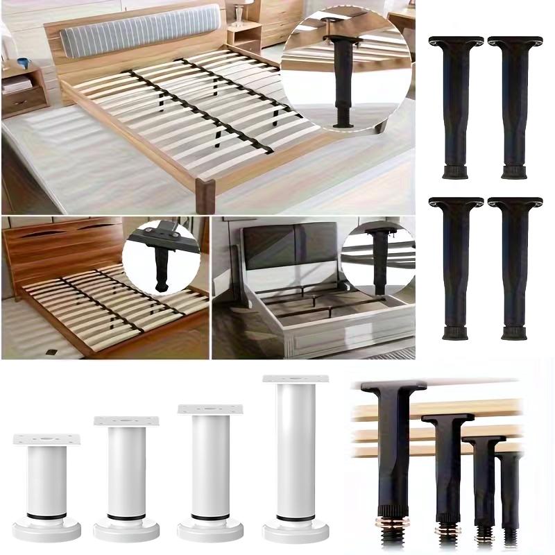 Heavy-Duty Adjustable Height Bed Frame Support Legs Furniture Support Columns Universal For Bed, Sofa, Cabinet, Dresser, Table