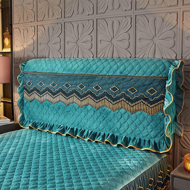 

Новинка Комплексный прикроватный чехол Постельный комплект Чехол на изголовье Утолщенная эластичная мягкая ткань Массив дерева Кожаная подушка для кровати Наволочка Европейский мягкий валик Green Youth 1.5 m-Headcover