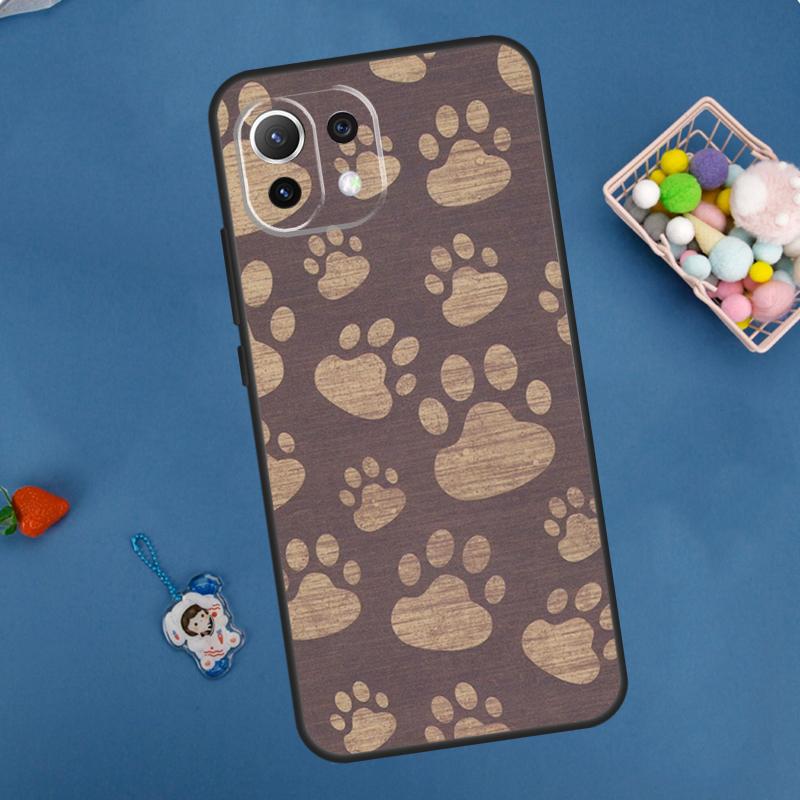 Dog Paw Case For POCO F5 X3 X5 Pro X4 F4 GT C40 M5s F3 Cover For Xiaomi 13 12 Lite 12T 11T Pro 12X