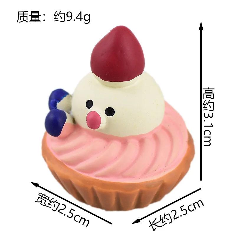 Zakka Summer Day Resin Ornaments watermelon Cat Home Desktop Scenic Decoration Mini Shooting Props Collection Toy for Kids