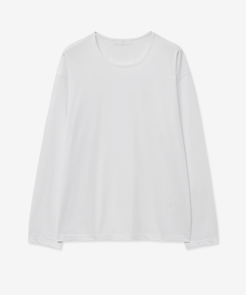 MINAV 2-Pack Pure Cotton U-Neck Long Sleeve T-Shirt