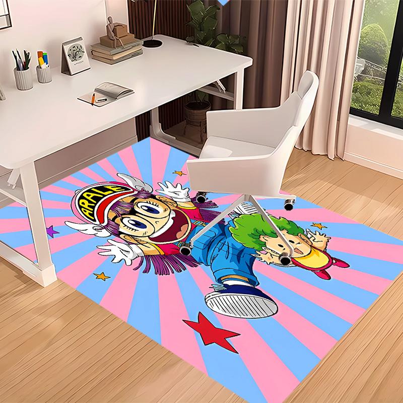 Arale Norimaki Printed Absorbent Washable Carpet, Non-Slip Bathroom Mats, Kitchen Rugs, Yoga Mat,Living Room Entrance, Camping Picnic Rugs