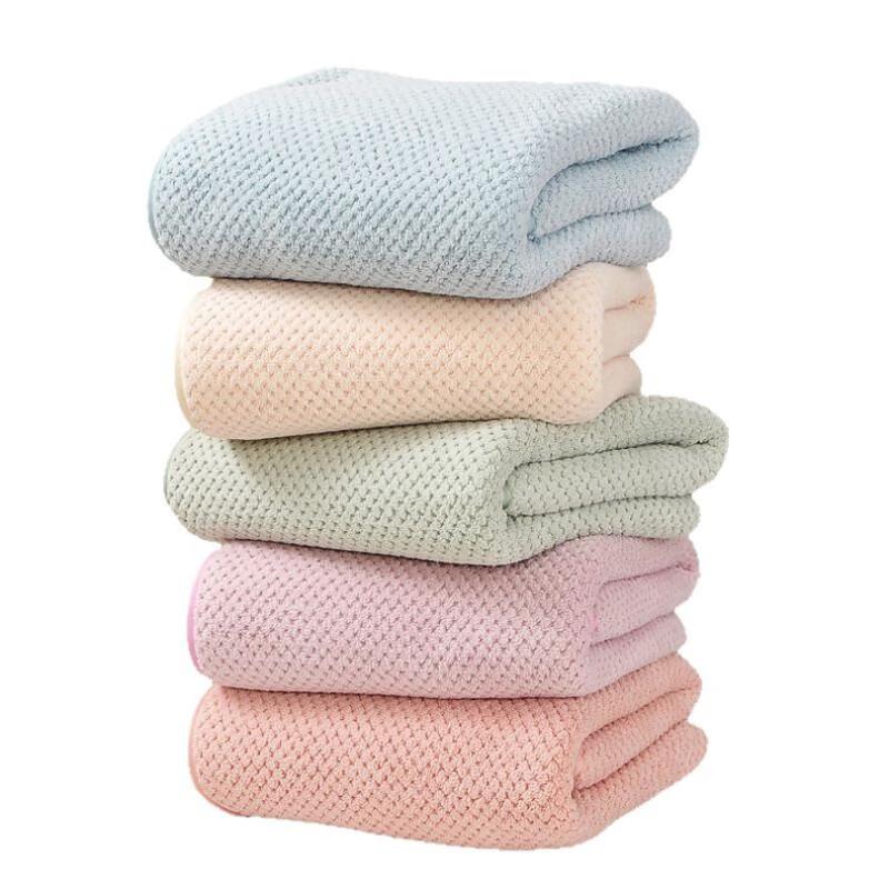 GPPNKC Coral Fleece Absorbent Hair & Face Towel - 5 Pack