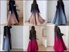 Gradient Color Handmade Pleated Long Sleeve Outerwear - 2024 Spring/Autumn Women's Slimming Robe
