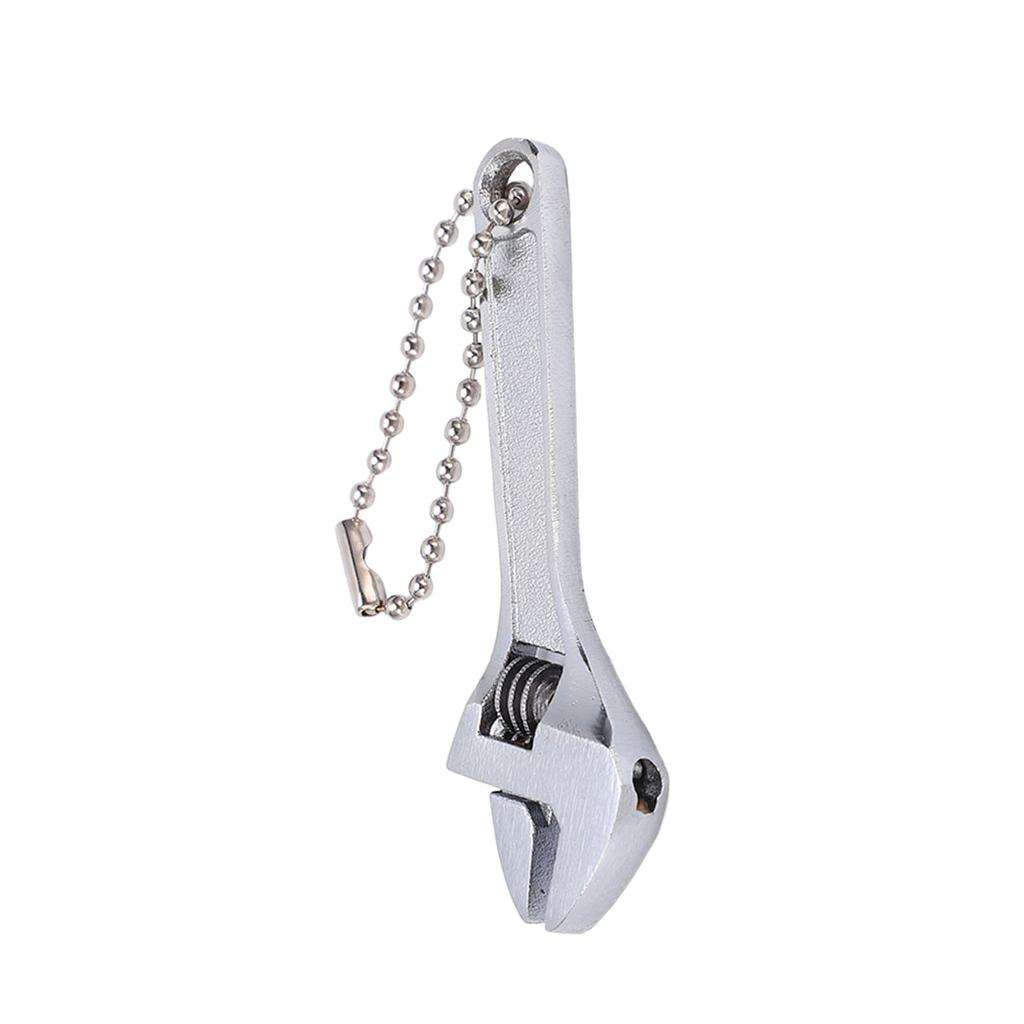 Keychain Wrench Steel Galvanized Adjustable Portable Professional High Hardness Mini Spanner for Industrial Home