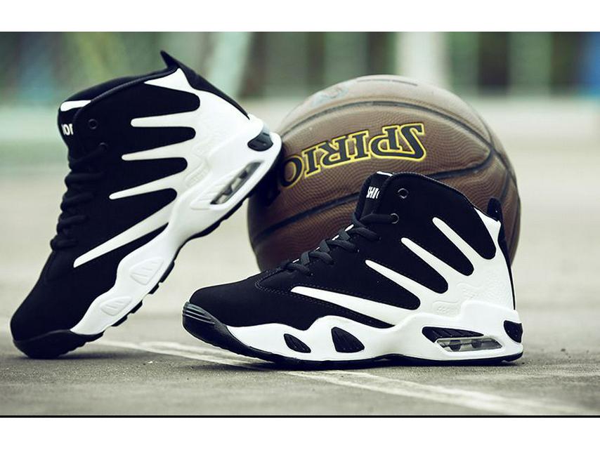 2025 Höst/Vinter Herr Mellanhöga Koreansk Stil Basketbollskor för Studenter, Trendiga Sport Battle Boots.