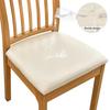 PU Waterproof Chair Cushion Cover  For Kitchen Dining Room Leather Seat Cover Dining Room Chair Seat Cushion Cover
