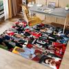C-charles Leclerc F1 Racing Printed Absorbent Washable Carpet,Non-Slip Bathroom Mats,Kitchen Rugs,Living Room Entrance,Camping Picnic Rugs