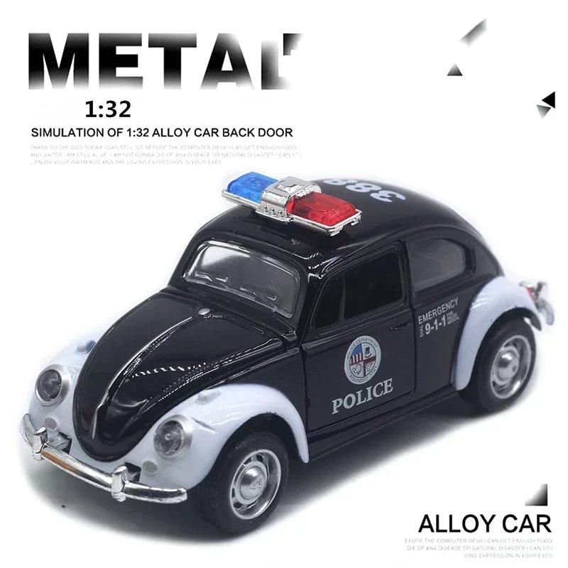 1:32 Volkswagen Beetle Alloy Car Diecasts Metal Classic Toy Model with Pull Back Function Vehicles for Child Gifts Christmas