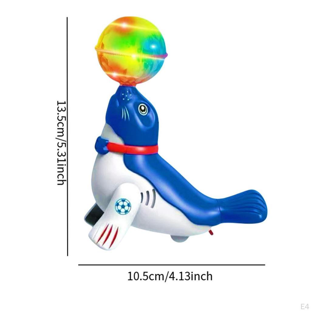 Crawl Toy Crawling Birthday Gift Electric Sea Lion Shaped Development Musical
