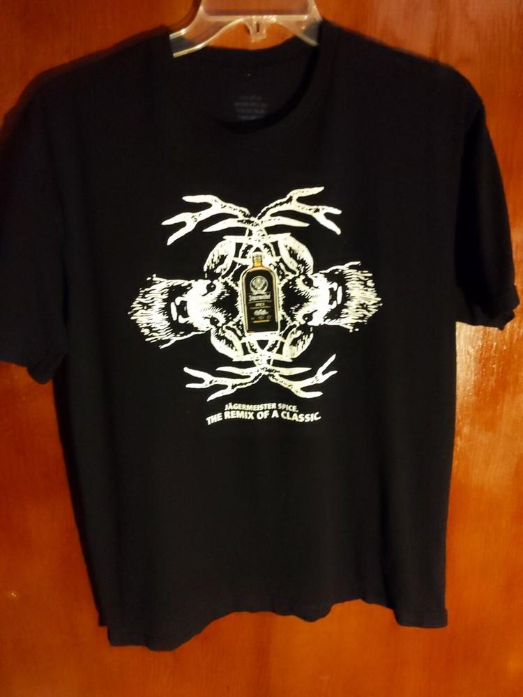 Jagermeister Spice Liquor Promo T-shirt Men XL L