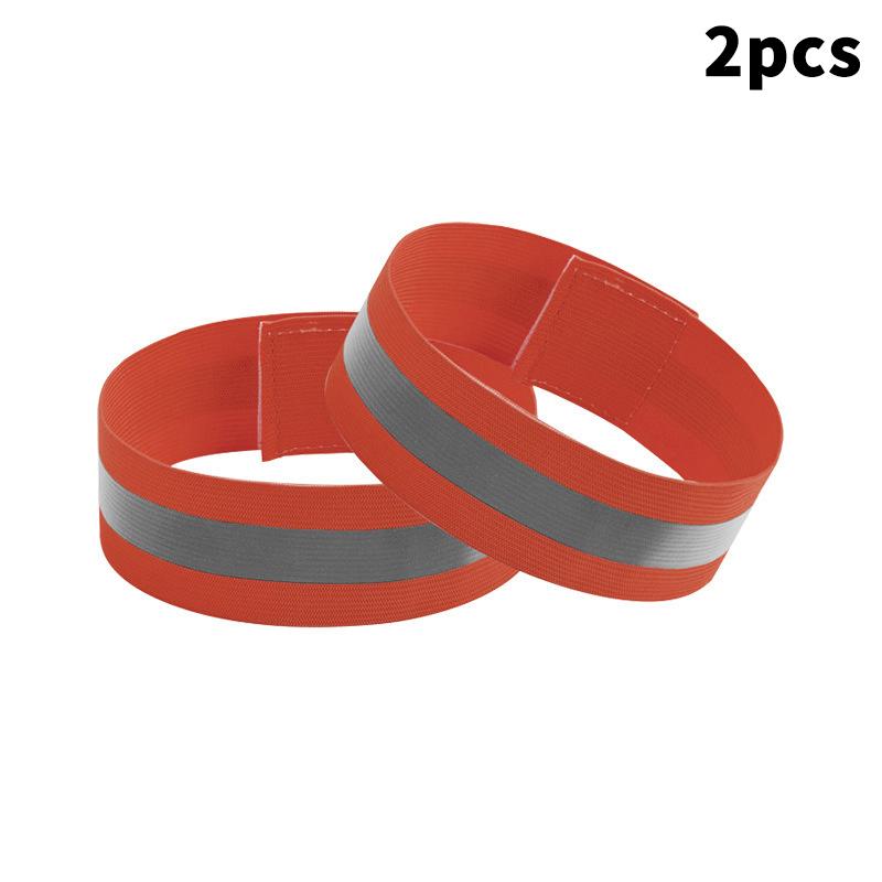 4/5cm Reflective Bands Night Safety Elastic Reflector Tape Straps Armband Wristband Ankle Leg Straps For Outdoors Running Biking