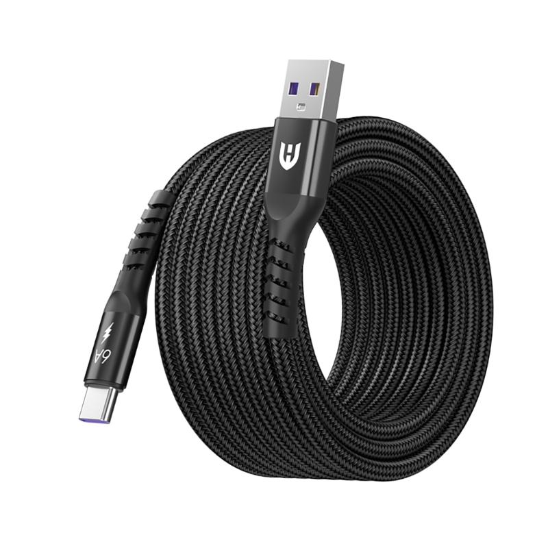 USB to USB C Cable USB to Type C Cable Fast Charging Nylon Braided Data Sync Transfer Cord USB C Charging Cable
