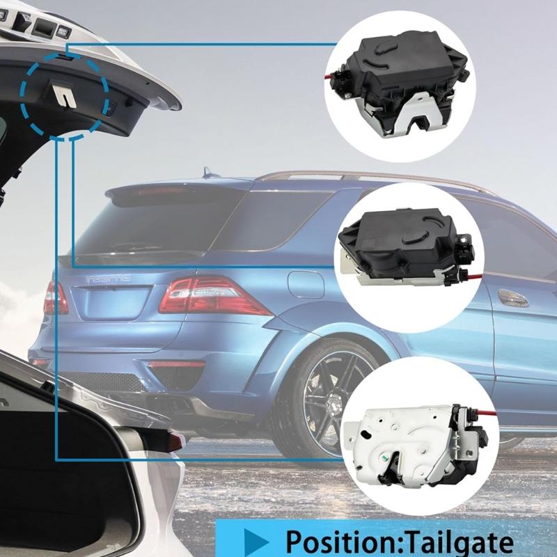Liftgate Rear Trunk Lid Door Lock Actuator Tailgate Cargo Trunk Luggage Motor For ML350 ML550 ML500 ML63 S211 W164 W251