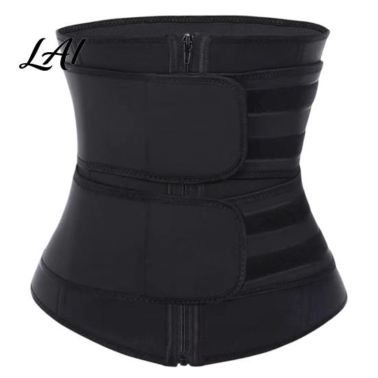Women Body Shaper Waist Trimmer Belt with Zipper Trainer Sweat Band Stomach Postpartum Belly Wrap Enhancing Lower Fat Sauna Slimming Abdominal