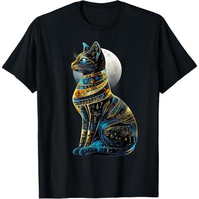 Ancient Egypt Bastet Cat Egyptian God Egyptology Tutankhamun T-Shirt