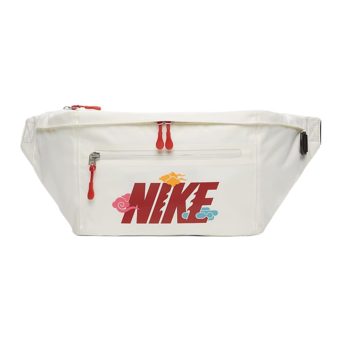 

Nike Elemental Brand Logo Dragon Year Style Print Fabric Waist Bag Unisex Waist Bag Off-White Black University-Red FZ6514133 Sail White & Black & University Red