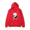 Jujutsu Kaisen Satoru Gojo Hoodie Unisex Fleece Sweatshirt Square Black White Manga Print Chinese Name Autumn Winter Pullover