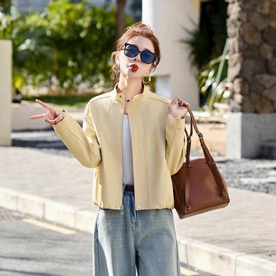 Retro Short Coat Women's Spring and Autumn New Design Sense Small Cool Sa Style Casual Jacket Top