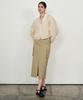 Laneonkyulleoseu Utility Cargo Midi Skirt_Light Khaki