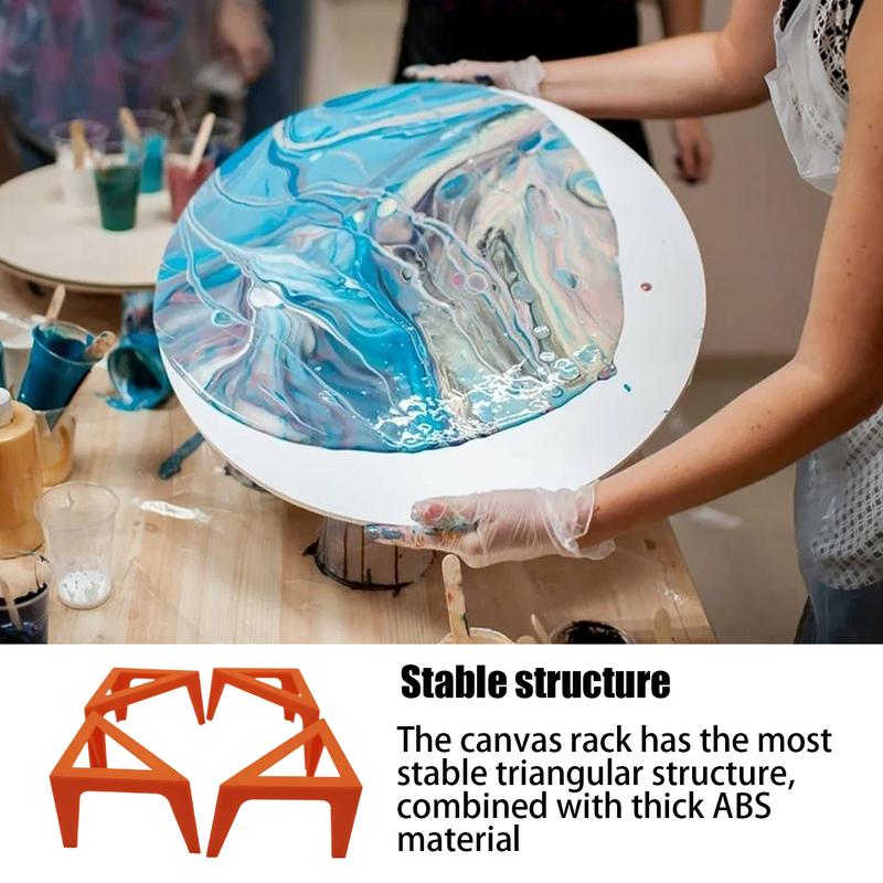 Canvas Corner Stands Painted Canvas Support Canvas Stands for Pouring Paintings Canvas Risers Support Holder 4PCS For Painting