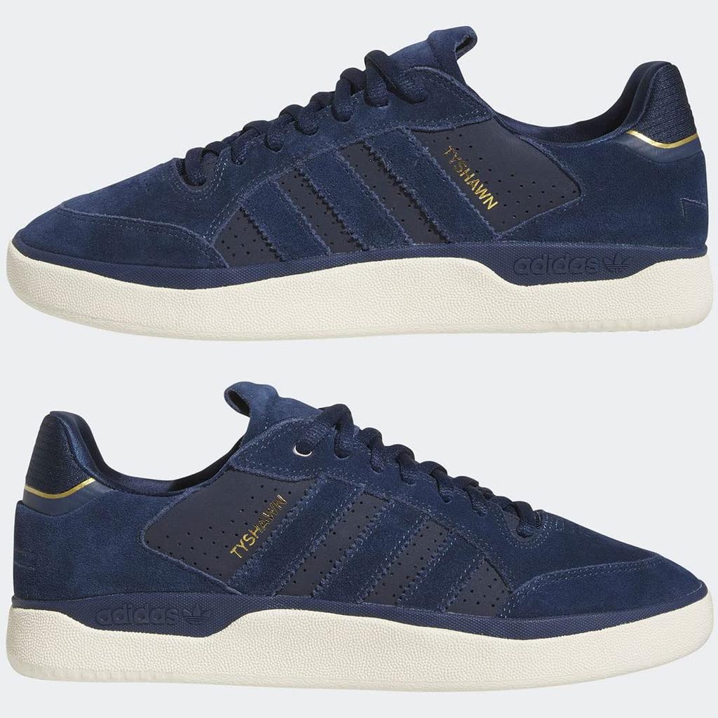 Adidas Tyshawn College Authentic Adidas Japan Size Low, Navy/College Navy/Gold Metallic, H06337, Product, 28.5cm