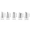 5pcs Polished Finish Piping Tips Set Conical Shape Rose Piping Tips Icing Nozzles  Cupcake Frosting