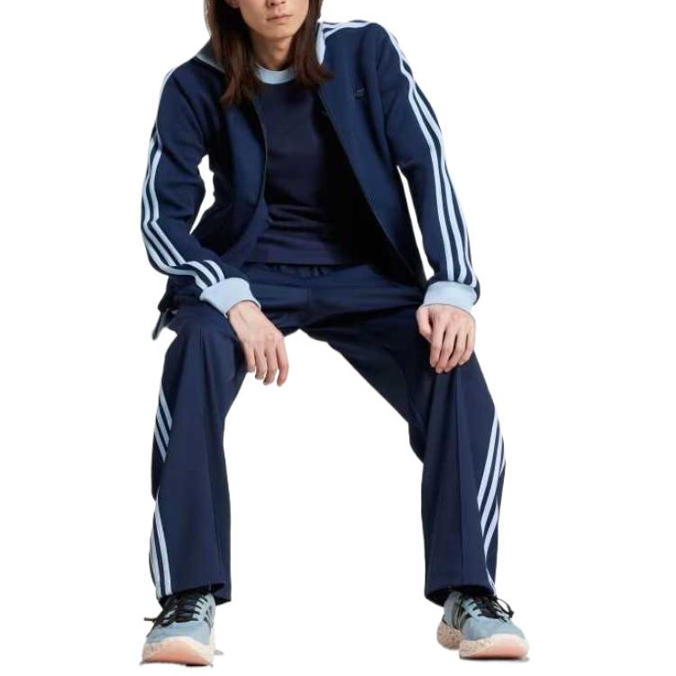 adidas Pantalones Baggy Premium Originals Pantalones Casuales para Hombre Azul Oscuro JC6360