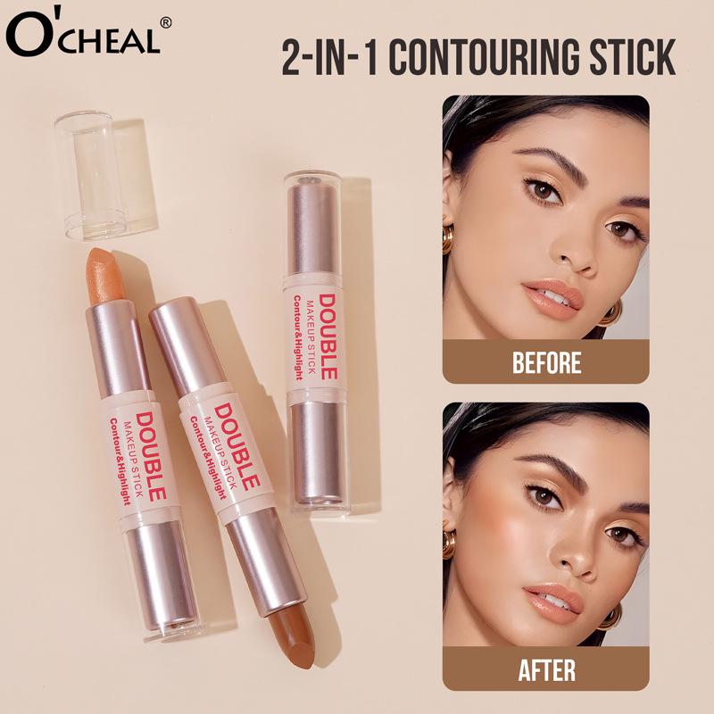 O Qian Ya Double-Ended Contour & Highlight Stick for Natural Brightening and Face Sculpting