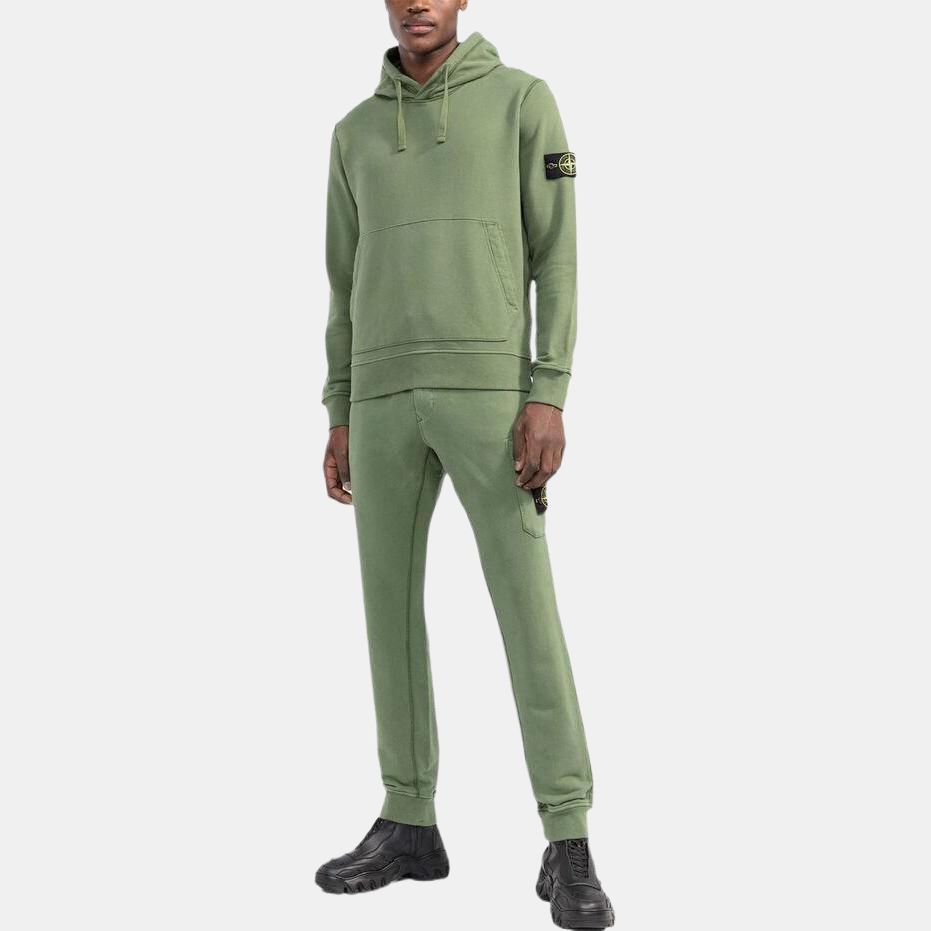 STONE ISLAND Brushed Pocket Jogger Olive Men Bottoms Green 771564520-V0058