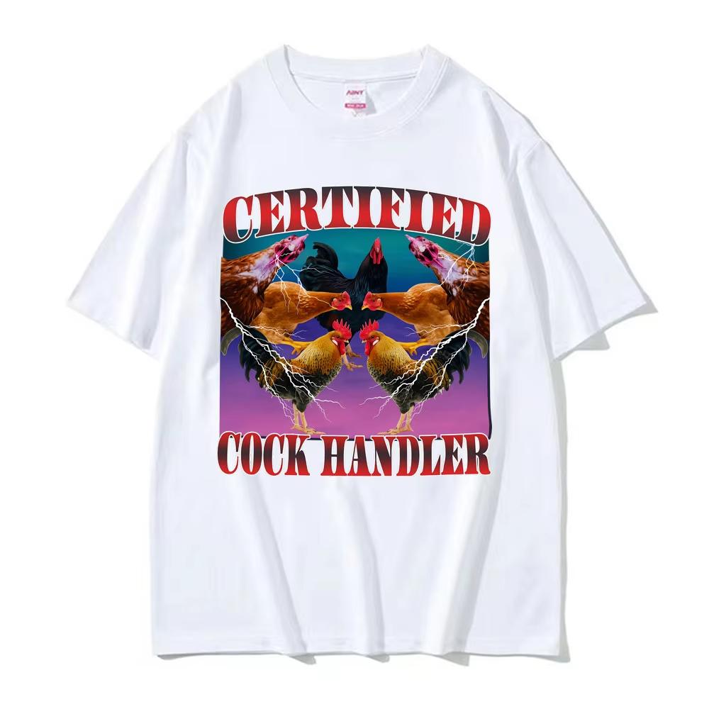 

Fashion Meme 90s Certified Cock Lover Merch T Shirts Men Clothing Retro Humor T-shirt Unisex Oversized Loose 100% Cotton T Sh... S разноцветный