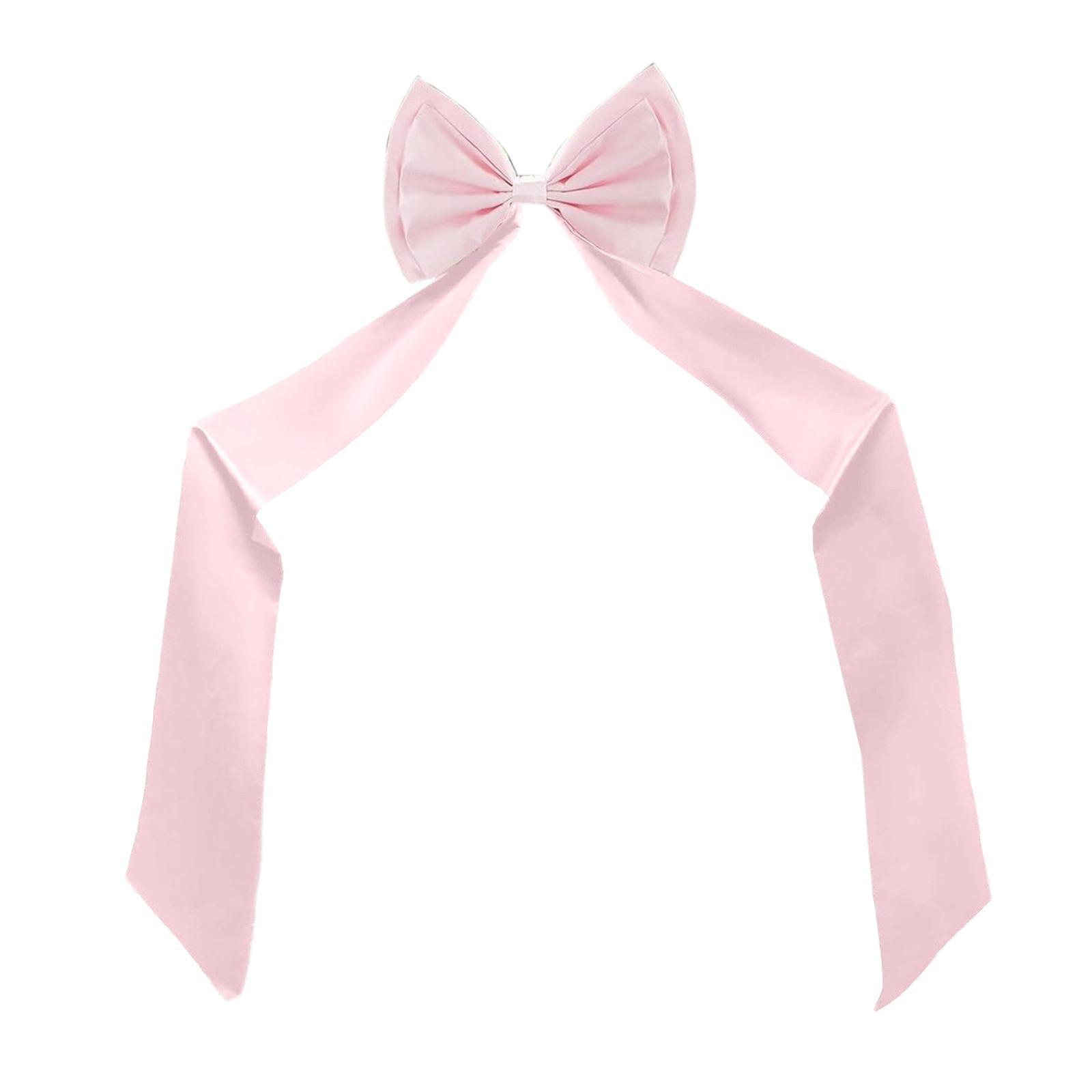 

Large Bow Decoration Christmas Tree Topper Decoration Big Bow for Bridal рожевий