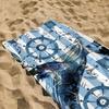1pc Whale Navy Pattern Beach Towel, Super Absorbent Quick Dry Swim Towel, Lightweight and Soft Beach Fashion Blanket for Beach Swimming