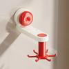 Space-Saving Kitchen Rotating Hook Six-Claw Suction Cup Hook  Home Organization